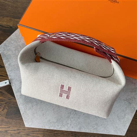 hermes cosmetic bag.